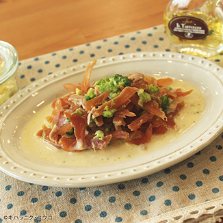カフェ風ささみのパスタ