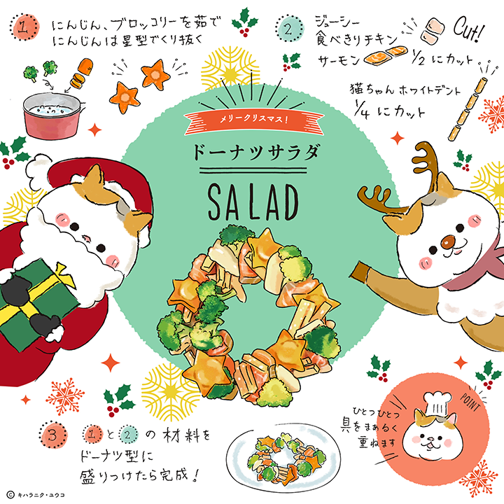 メリクリ★ドーナツサラダ♪