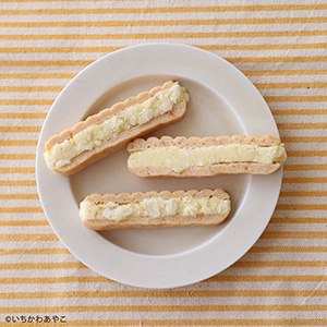 2026年2月レシピ カンタン絹紗チーズサンド♪