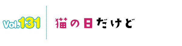 猫の日だけど