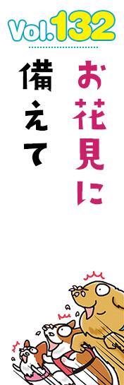 お花見に備えて