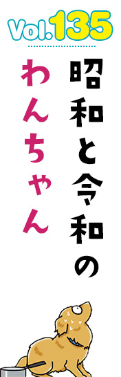 昭和と令和のわんちゃん