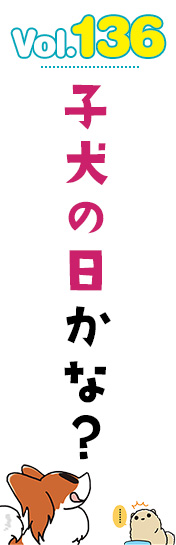 子犬の日かな?