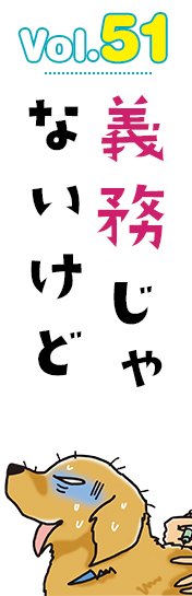 義務じゃないけど