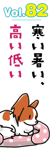 寒い暑い、高い低い