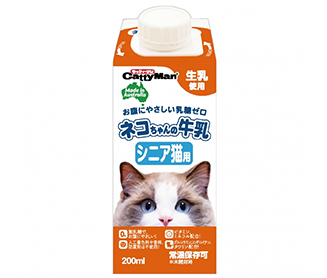 ネコちゃんの牛乳 <br class=pc>シニア猫用