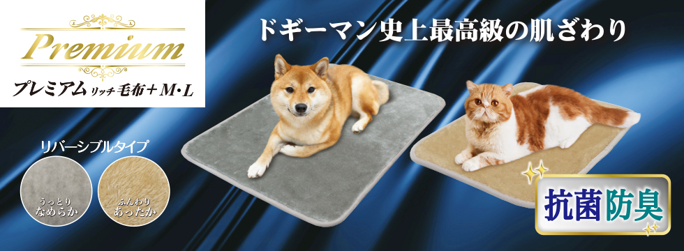 プレミアムリッチ毛布＋　Ｍ・Ｌ