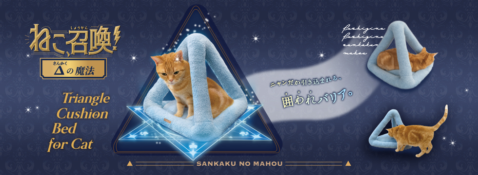 ねこ、召喚！△の魔法