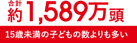 合計約1589万頭